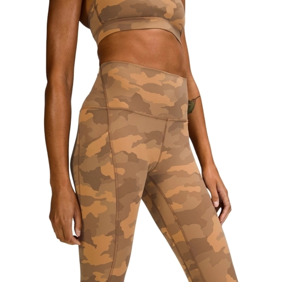 Lululemon Align Heritage 365 Camo Beige Multi High-Rise Pant with Pockets - Picture 3 of 5